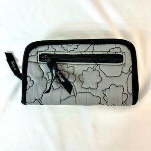 Thirty One Gray Gray Cloth with Black Details Wallet